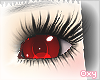 ♡ red anime eyes