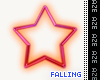 Falling Stars Red M