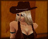 Cowgirl Hat n Gold Hair