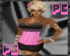[PE] pink & black 