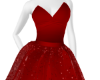 *B* Red Holiday Gown