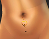 fire heart belly pierce