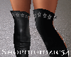Leather Star Boots