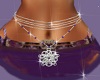 Belly chain PurpleSilver