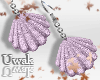 Thistle Scallop Earrings