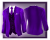 3 Piece Purple Tux