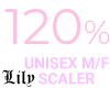 120% M/F BIG Body Scaler