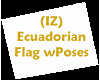 (IZ) Flag Ecuadorian