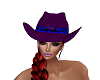 Sexy Cowgirl Hat Purple