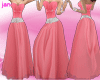 [JA]pink bridesmaid gown