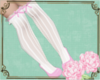 A: Stockings pink white