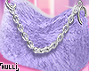 "H" Lilac Fur Bag