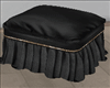 !! Modern Black Ottoman