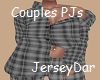 Couples PJ Top Grey