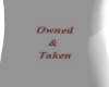Owned  back tatoo