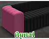 ♥ Black Pink Couch