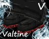 Val - Red Emo Boots