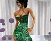 Rocio Green Short Dress