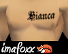 Bianca Chest Tattoo