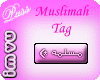 Pink Muslimah Tag