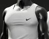 Muscle White Tank Top