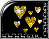 [] Gold Glitter Hearts