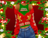 Red Gingerbread Sweater