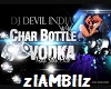 Char Bottle Vodka-DJ Dev