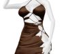 Brown String Dress