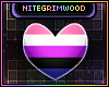 Genderfluid Pride Heart