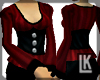 Ruby Red Corseted Top