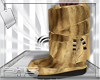 $TM$ Mink Fur Boots/Tan