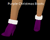 Purple Christmas Boots