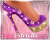 E~ Jewels Shoes G Purple