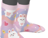 kids bunny socks