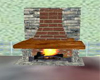 stone fire place