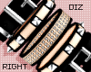 !!D Bracelets Nude R