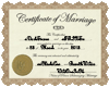 Wedding Certificate T&S