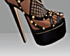 Bihotza Heels Black/Gold
