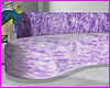 lilac fuzzy couch