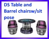 DS Table & Barrel chairs