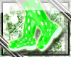 K× Green Polka Dot Boots