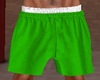 GREEN BOARD SHORTS
