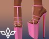 6 inch heels Barbie Pink