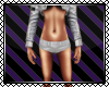 !S Silver Shorts F