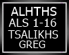 ✨ TSALIKHS & GREG ✨