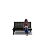 {LS} Puppy on bench BLK