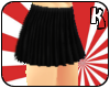 .Black School Skirt