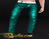 Teal jeans