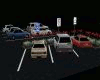 Parking Lot with Cars